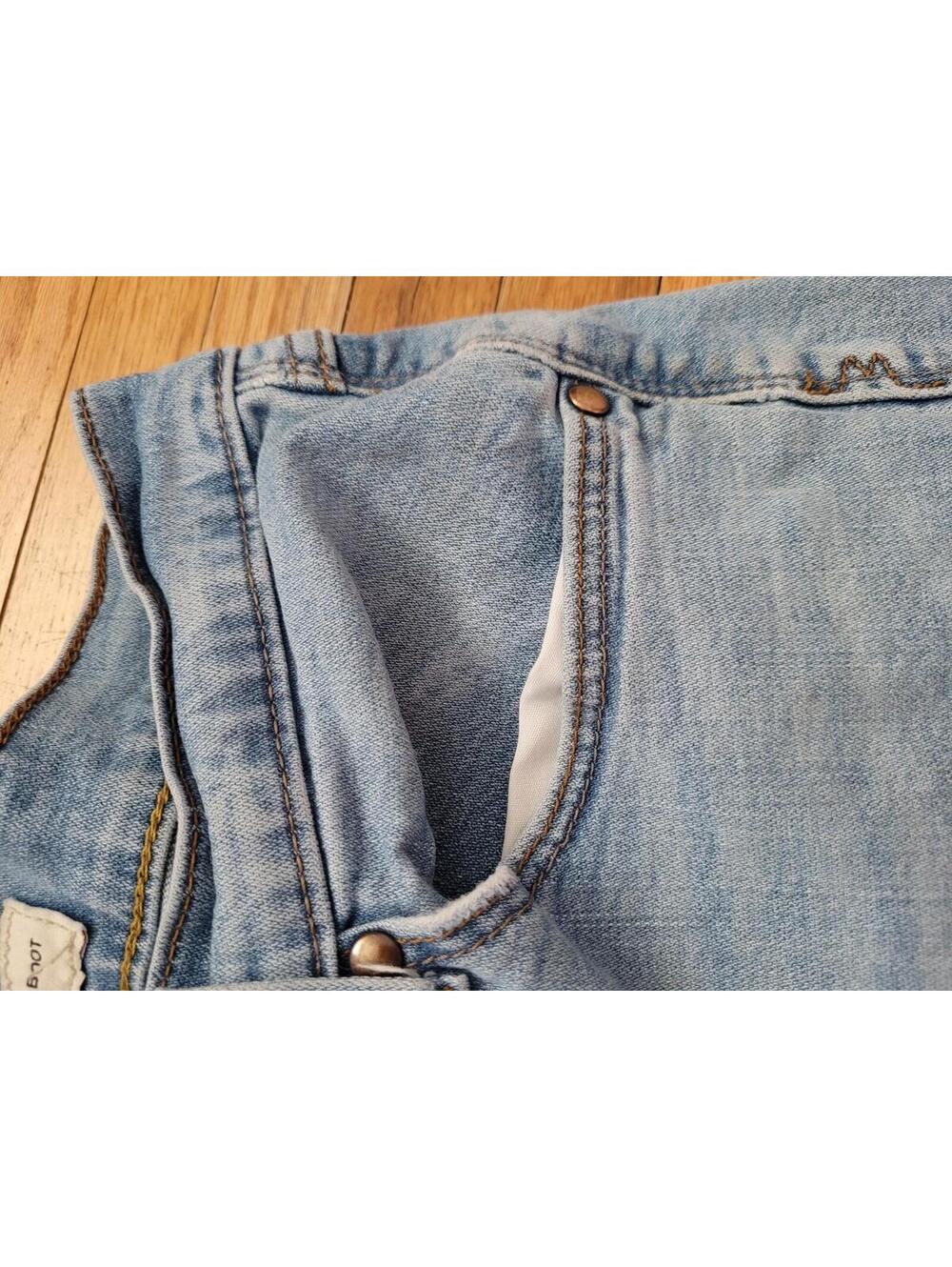 Wrangler Jeans Mens 36 X 32 Relaxed Boot Western Stretch Medium Wash Blue Denim - Picture 6 of 9